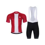 BONAVELO Cyklistický krátky dres a krátke nohavice - POLAND II. - červená/čierna/biela BONAVELO Cyklistický krátky dres a krátke nohavice - POLAND II. - červená/čierna/biela