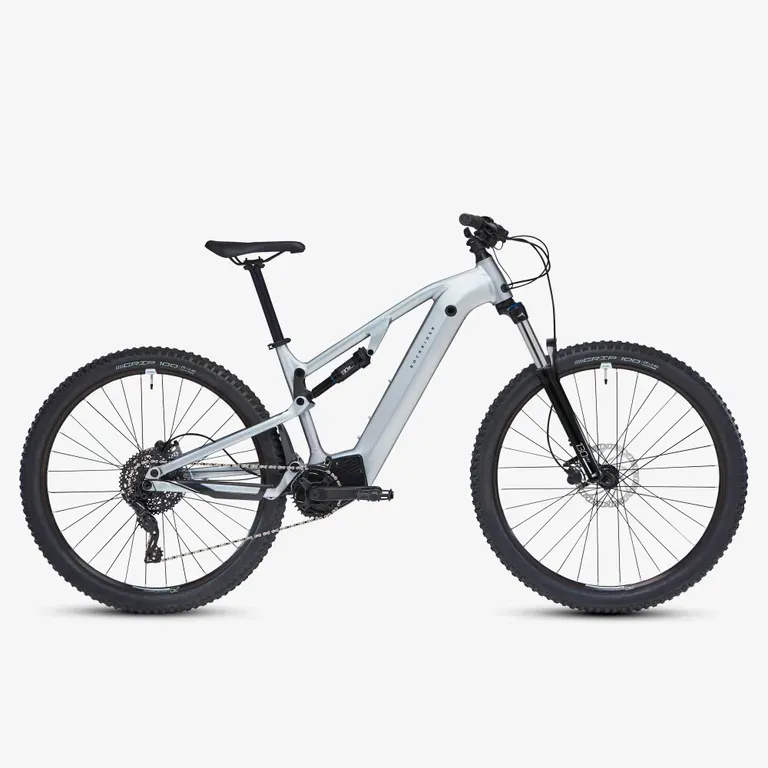 Horský bicykel - Celoodpružený horský elektrobicykel E-EXPL 500 S 29" kovovosivý Horský bicykel - Celoodpružený horský elektrobicykel E-EXPL 500 S 29" kovovosivý