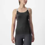 CASTELLI Cyklistický dres bez rukávov - BAVETTE LADY - antracitová CASTELLI Cyklistický dres bez rukávov - BAVETTE LADY - antracitová