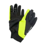 VAUDE Cyklistické rukavice dlhoprsté - KURO WARM - čierna/žltá VAUDE Cyklistické rukavice dlhoprsté - KURO WARM - čierna/žltá