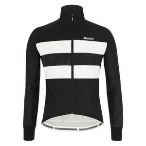 SANTINI Cyklistická zateplená bunda - COLORE BENGAL WINTER - čierna SANTINI Cyklistická zateplená bunda - COLORE BENGAL WINTER - čierna