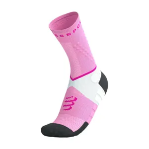 COMPRESSPORT Cyklistické ponožky klasické - ULTRA TRAIL SOCKS V2.0 - ružová COMPRESSPORT Cyklistické ponožky klasické - ULTRA TRAIL SOCKS V2.0 - ružová