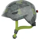 Juniorská cyklistická prilba ABUS Smiley 3.0 LED grey space S Juniorská cyklistická prilba ABUS Smiley 3.0 LED grey space S