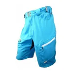 HAVEN Cyklistické nohavice krátke bez trakov - NAVAHO SLIMFIT - modrá/biela HAVEN Cyklistické nohavice krátke bez trakov - NAVAHO SLIMFIT - modrá/biela