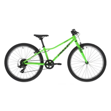 Detský horský bicykel AMULET 24 Fun SH, green black Detský horský bicykel AMULET 24 Fun SH, green black