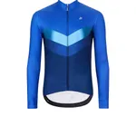 HOLOKOLO Cyklistický dres s dlhým rukávom zimný - ARROW WINTER - modrá HOLOKOLO Cyklistický dres s dlhým rukávom zimný - ARROW WINTER - modrá