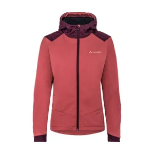 VAUDE Cyklistická vetruodolná bunda - QIMSA SOFTSHELL - červená VAUDE Cyklistická vetruodolná bunda - QIMSA SOFTSHELL - červená