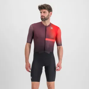 SPORTFUL Cyklistická kombinéza - BOMBER - čierna/fialová SPORTFUL Cyklistická kombinéza - BOMBER - čierna/fialová