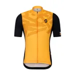 SCOTT Cyklistický dres s krátkym rukávom - RC ENDURANCE - oranžová/čierna SCOTT Cyklistický dres s krátkym rukávom - RC ENDURANCE - oranžová/čierna
