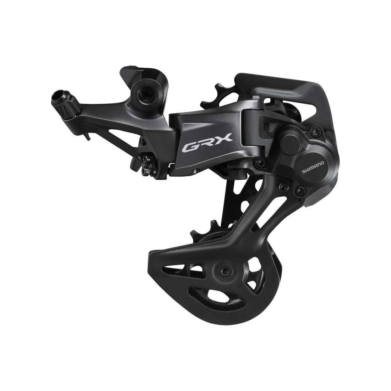 SHIMANO prehadzovačka - GRX RX822 10-45 - šedá/čierna SHIMANO prehadzovačka - GRX RX822 10-45 - šedá/čierna