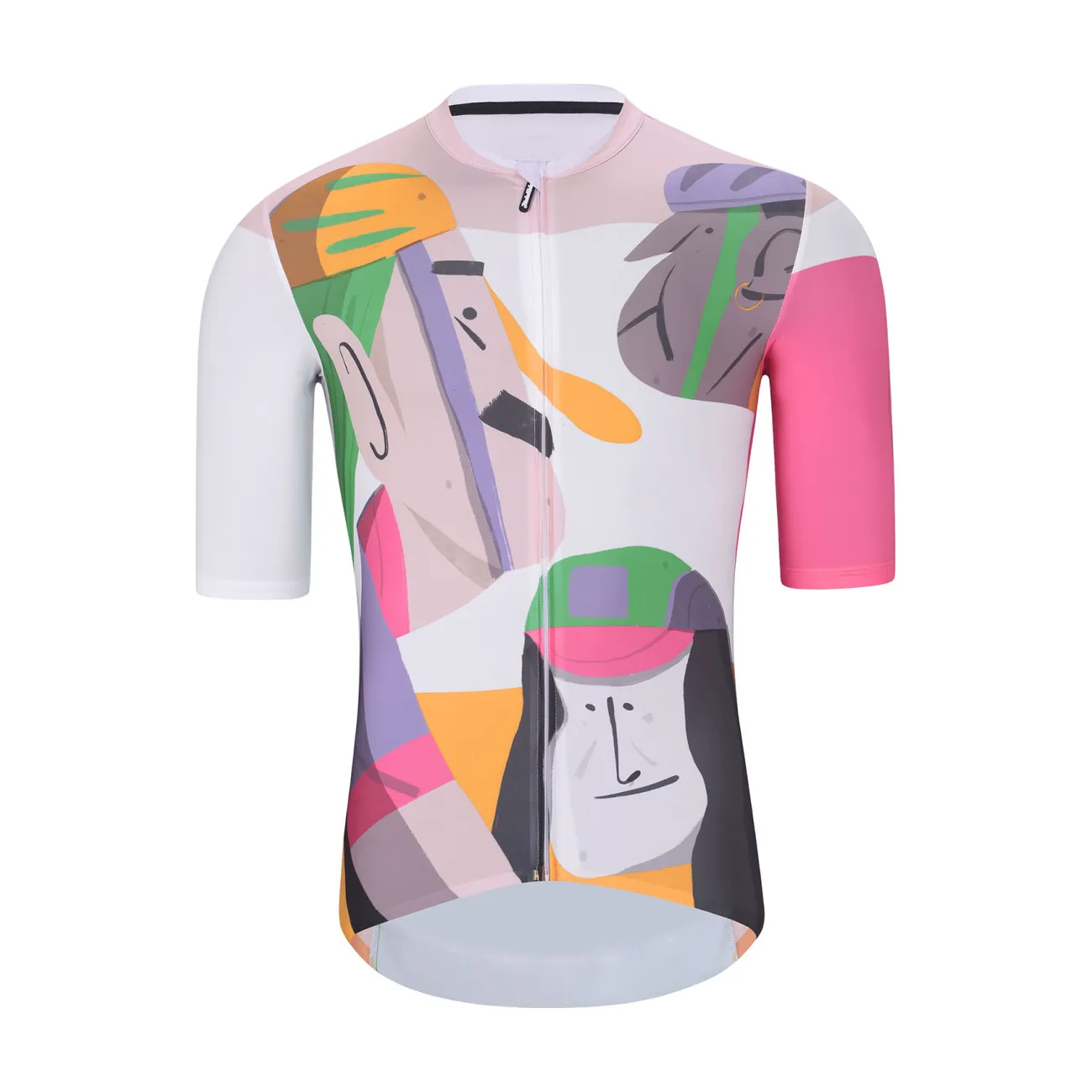HOLOKOLO Cyklistický dres s krátkym rukávom - FACES - viacfarebná HOLOKOLO Cyklistický dres s krátkym rukávom - FACES - viacfarebná