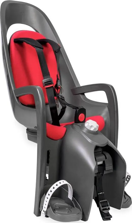 Šport a outdoor | Cyklistika | Cyklodoplnky | Detské sedačky - HAMAX Cyklosedačka s adaptérom Caress Dark Grey/Red Šport a outdoor | Cyklistika | Cyklodoplnky | Detské sedačky - HAMAX Cyklosedačka s adaptérom Caress Dark Grey/Red