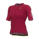 ALÉ Cyklistický dres s krátkym rukávom - R-EV1 VELOCITY LADY - bordová ALÉ Cyklistický dres s krátkym rukávom - R-EV1 VELOCITY LADY - bordová