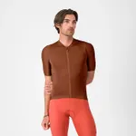 CASTELLI Cyklistický dres s krátkym rukávom - ESPRESSO 2 - hnedá CASTELLI Cyklistický dres s krátkym rukávom - ESPRESSO 2 - hnedá