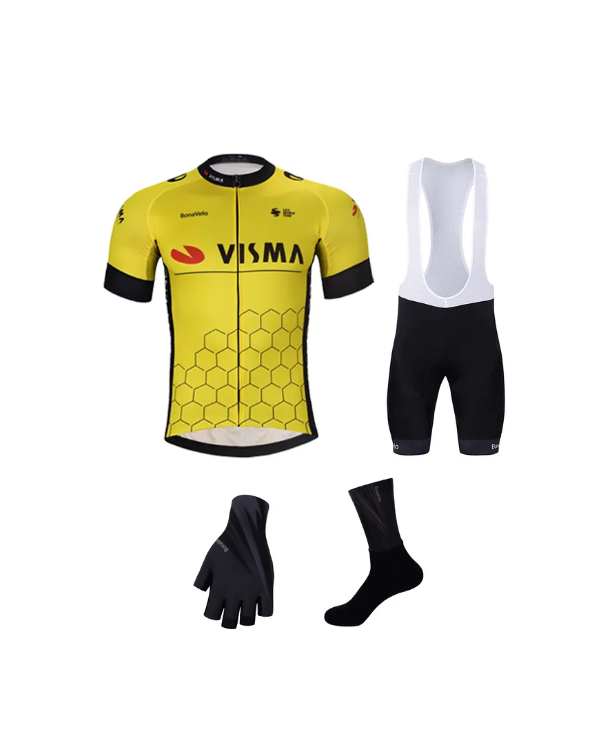 BONAVELO Cyklistický mega set - JUMBO-VISMA 2025 - čierna/žltá BONAVELO Cyklistický mega set - JUMBO-VISMA 2025 - čierna/žltá