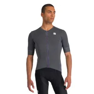 Pánsky cyklistický dres s krátkym rukávom SPORTFUL Monocrom jersey, anthracite Pánsky cyklistický dres s krátkym rukávom SPORTFUL Monocrom jersey, anthracite