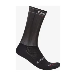 CASTELLI Cyklistické ponožky klasické - FAST FEET 4 - čierna CASTELLI Cyklistické ponožky klasické - FAST FEET 4 - čierna