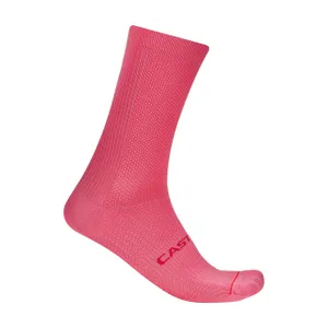 CASTELLI Cyklistické ponožky klasické - ESPRESSO 18 - ružová CASTELLI Cyklistické ponožky klasické - ESPRESSO 18 - ružová
