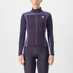 CASTELLI Cyklistický dres s dlhým rukávom zimný - SFIDA 2 W - fialová CASTELLI Cyklistický dres s dlhým rukávom zimný - SFIDA 2 W - fialová