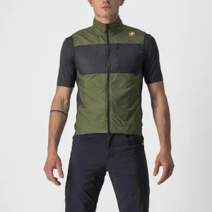 CASTELLI Cyklistická vesta - UNLIMITED PUFFY - zelená CASTELLI Cyklistická vesta - UNLIMITED PUFFY - zelená