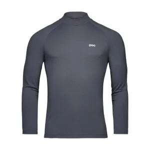 POC Cyklistické tričko s dlhým rukávom - MOCK NECK JERSEY - šedá POC Cyklistické tričko s dlhým rukávom - MOCK NECK JERSEY - šedá