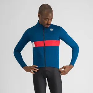 SPORTFUL Cyklistická zateplená bunda - NEO SOFTSHELL - modrá SPORTFUL Cyklistická zateplená bunda - NEO SOFTSHELL - modrá