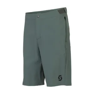 SCOTT Cyklistické nohavice krátke bez trakov - VERTIC LT W/PAD - zelená SCOTT Cyklistické nohavice krátke bez trakov - VERTIC LT W/PAD - zelená