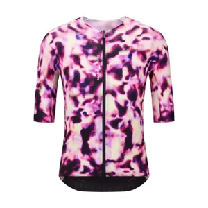 SANTINI Cyklistický dres s krátkym rukávom - UNICO COLORE - ružová/béžová SANTINI Cyklistický dres s krátkym rukávom - UNICO COLORE - ružová/béžová