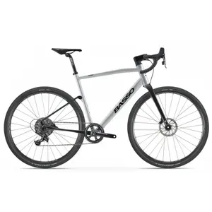 Gravel bicykel BASSO Tera, silver, Sram Apex, Microtech MX25 Gravel bicykel BASSO Tera, silver, Sram Apex, Microtech MX25