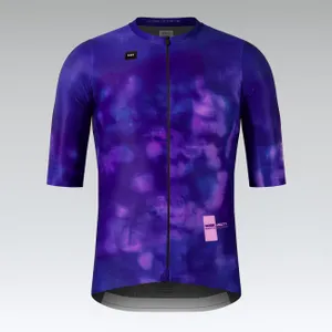 GOBIK Cyklistický dres s krátkym rukávom - ATTITUDE 2.0 - modrá/fialová GOBIK Cyklistický dres s krátkym rukávom - ATTITUDE 2.0 - modrá/fialová