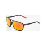 100% SPEEDLAB Cyklistické okuliare - KONNOR AVIATOR SQUARE - čierna/červená 100% SPEEDLAB Cyklistické okuliare - KONNOR AVIATOR SQUARE - čierna/červená