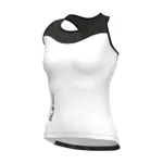 ALÉ Cyklistický dres bez rukávov - PRAGMA COLOR BLOCK - biela ALÉ Cyklistický dres bez rukávov - PRAGMA COLOR BLOCK - biela