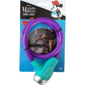 Šport a outdoor | Cyklistika | Cyklodoplnky | Zámky - Disney Zámok na bicykel Minnie, lankový Šport a outdoor | Cyklistika | Cyklodoplnky | Zámky - Disney Zámok na bicykel Minnie, lankový