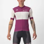 CASTELLI Cyklistický dres s krátkym rukávom - GIRO D%27ITALIA 2024 - biela/fialová CASTELLI Cyklistický dres s krátkym rukávom - GIRO D%27ITALIA 2024 - biela/fialová