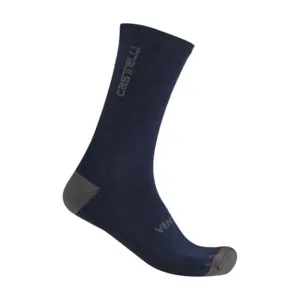 CASTELLI Cyklistické ponožky klasické - VENTI SOFT MERINO - modrá CASTELLI Cyklistické ponožky klasické - VENTI SOFT MERINO - modrá