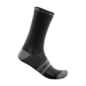 CASTELLI Cyklistické ponožky klasické - SUPERLEGGERA T 18 - čierna CASTELLI Cyklistické ponožky klasické - SUPERLEGGERA T 18 - čierna