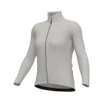 ALÉ Cyklistický dres s dlhým rukávom zimný - PRAGMA FONDO 3.0 LADY - biela ALÉ Cyklistický dres s dlhým rukávom zimný - PRAGMA FONDO 3.0 LADY - biela