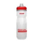 CAMELBAK Cyklistická fľaša na vodu - PODIUM® CHILL™ - biela/červená CAMELBAK Cyklistická fľaša na vodu - PODIUM® CHILL™ - biela/červená