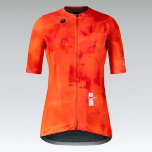 GOBIK Cyklistický dres s krátkym rukávom - STARK - oranžová GOBIK Cyklistický dres s krátkym rukávom - STARK - oranžová
