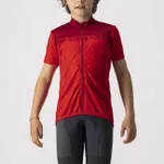 CASTELLI Cyklistický dres s krátkym rukávom - NEO PROLOGO KIDS - červená CASTELLI Cyklistický dres s krátkym rukávom - NEO PROLOGO KIDS - červená