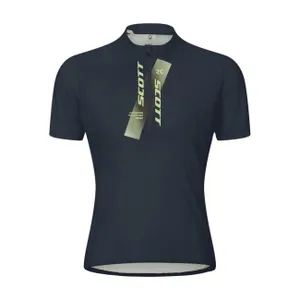 SCOTT Cyklistický dres s krátkym rukávom - JUNIOR - modrá/žltá SCOTT Cyklistický dres s krátkym rukávom - JUNIOR - modrá/žltá