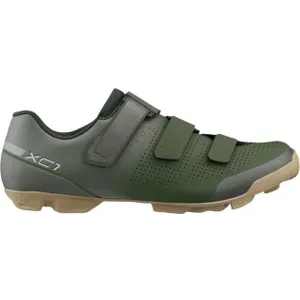 Šport a outdoor | Cyklistika | Tretry - Shimano MTB obuv SH-XC102, pánska, olivová, 42 Šport a outdoor | Cyklistika | Tretry - Shimano MTB obuv SH-XC102, pánska, olivová, 42