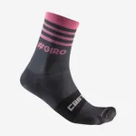 CASTELLI Cyklistické ponožky klasické - GIRO D%27ITALIA 2024 - ružová/šedá CASTELLI Cyklistické ponožky klasické - GIRO D%27ITALIA 2024 - ružová/šedá