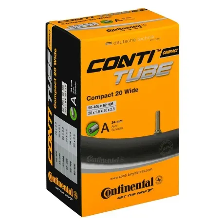 Duša na bicykel CONTINENTAL Compact 20 Wide - ventil AV34 Duša na bicykel CONTINENTAL Compact 20 Wide - ventil AV34