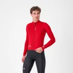 CASTELLI Cyklistická vetruodolná bunda - DO.DI.CI. - červená CASTELLI Cyklistická vetruodolná bunda - DO.DI.CI. - červená