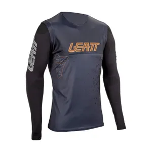 LEATT Cyklistický dres s dlhým rukávom letný - MTB GRAVITY 5.0 - čierna LEATT Cyklistický dres s dlhým rukávom letný - MTB GRAVITY 5.0 - čierna