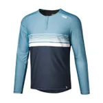 IXS Cyklistický dres s dlhým rukávom letný - FLOW LITE 1.0 - modrá IXS Cyklistický dres s dlhým rukávom letný - FLOW LITE 1.0 - modrá
