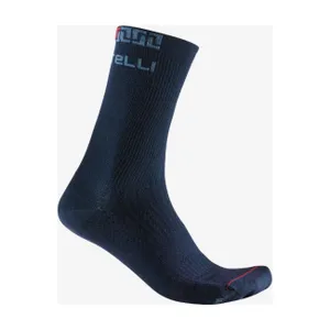 CASTELLI Cyklistické ponožky klasické - BANDITO MERINO 18 - modrá CASTELLI Cyklistické ponožky klasické - BANDITO MERINO 18 - modrá