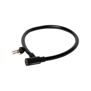 LONGUS zámok na bicykel - KLASIK 6/650mm - čierna LONGUS zámok na bicykel - KLASIK 6/650mm - čierna