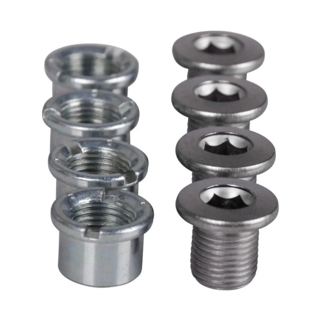 SHIMANO sada skrutiek k prevodníkom - T4060/T521 M8x8,5mm - strieborná SHIMANO sada skrutiek k prevodníkom - T4060/T521 M8x8,5mm - strieborná